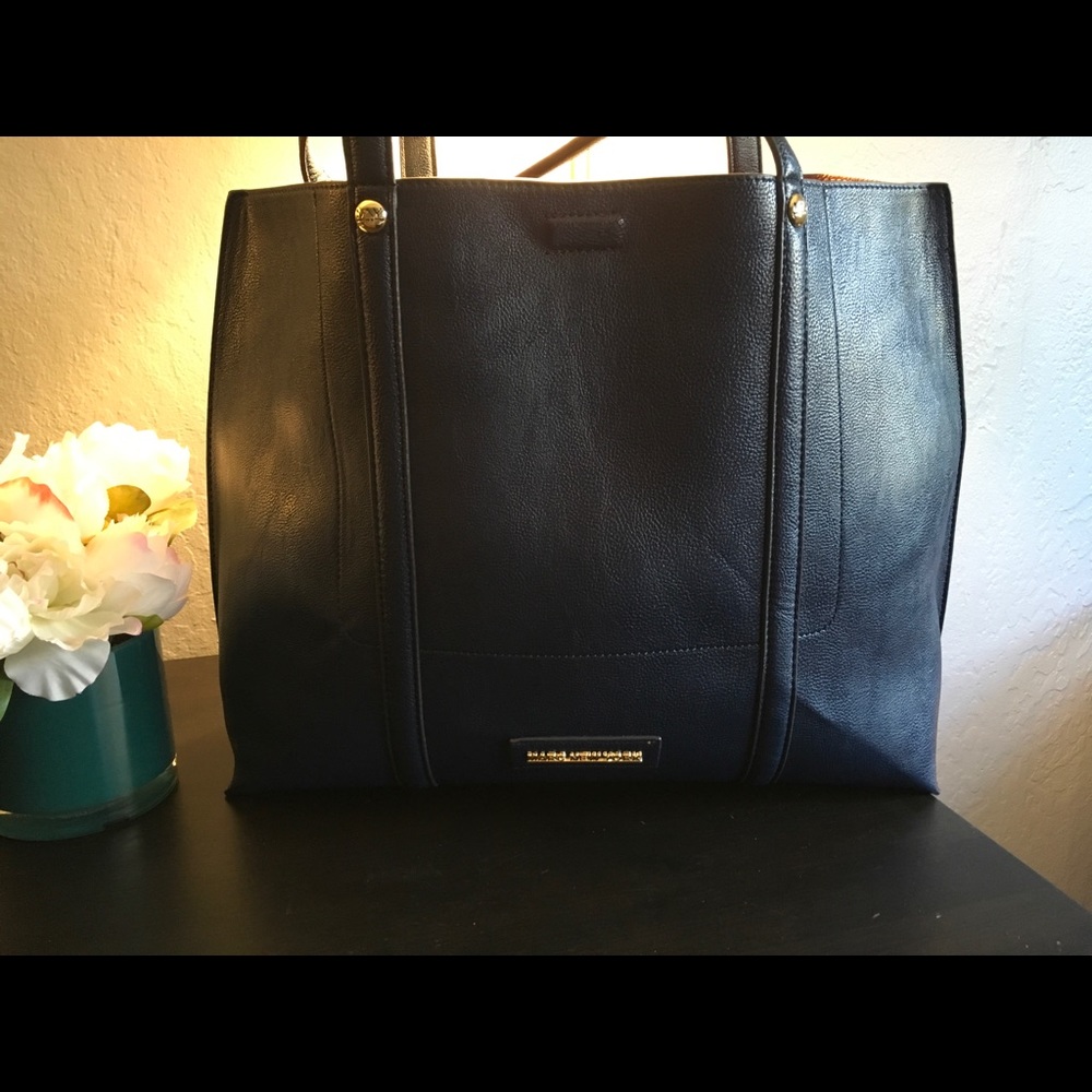 Marc New York Blue Leather Tote